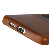 Samsung Galaxy S24 Snap - on Full Cover Leather Case with Credit Card Slots by Hardiston - premium Samsung S - 24 Cases