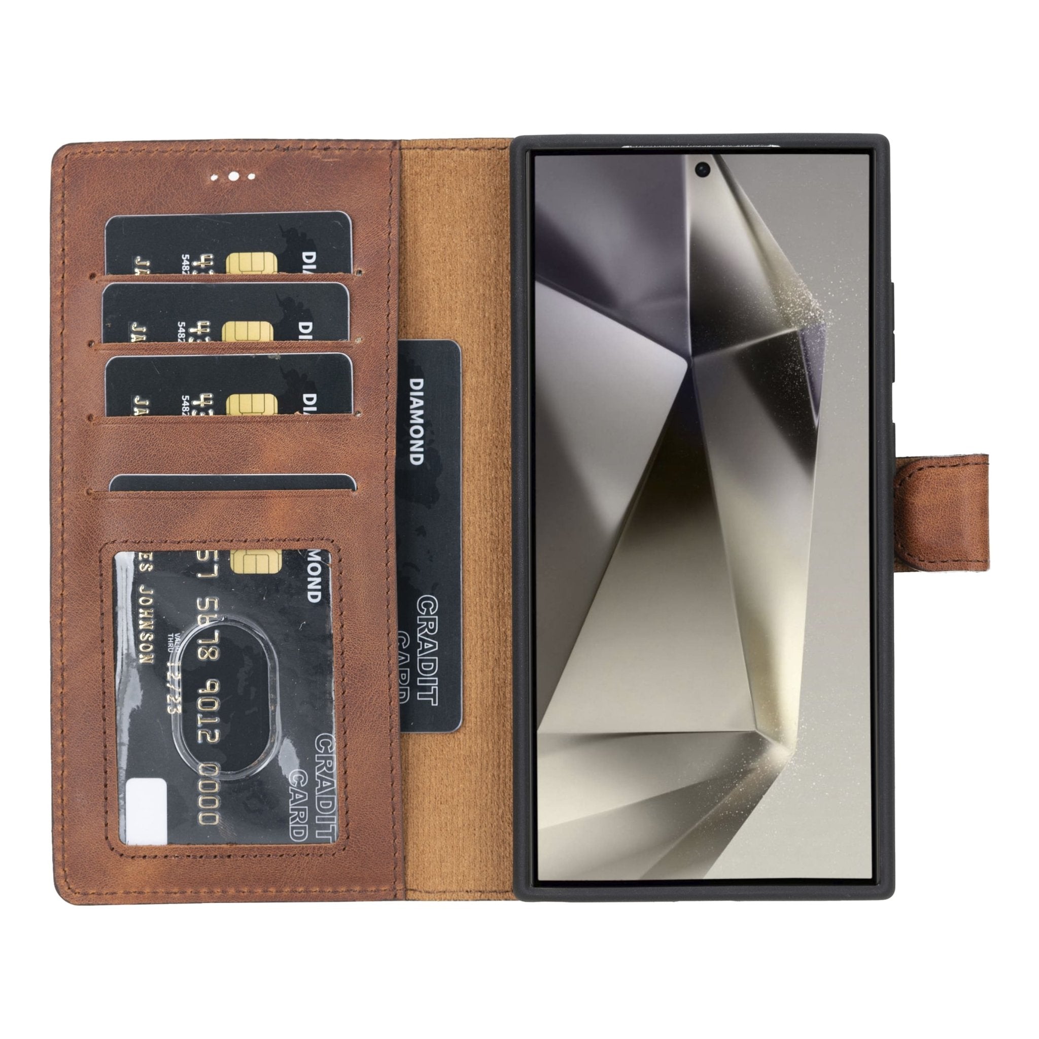 Handmade 2-in-1 Wallet Case - Samsung S24 Ultra | Hardiston