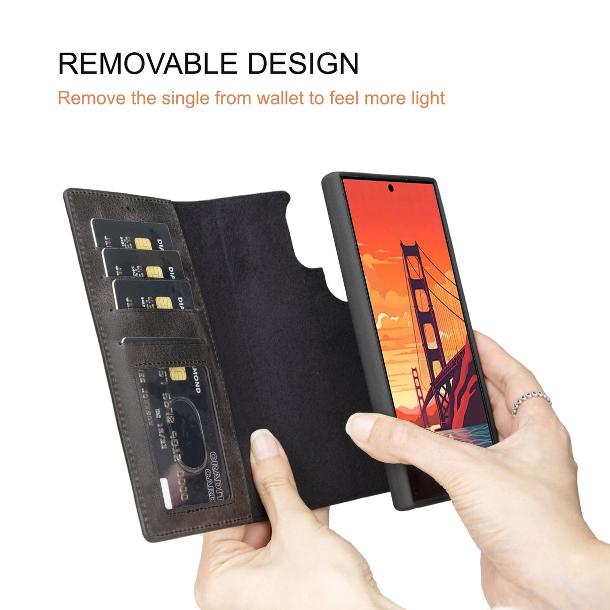 Samsung Galaxy S24 Ultra Leather Wallet Case by Hardiston - premium Samsung S - 24 Cases