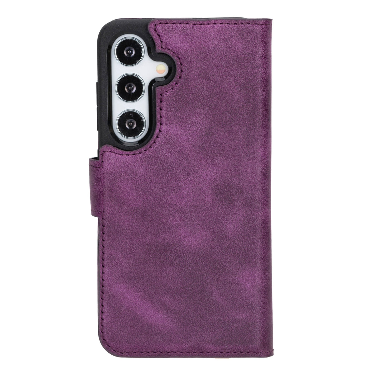 Samsung Galaxy S25 Magnetic Detachable Leather Wallet Case by Hardiston - premium Samsung S - 25 Cases