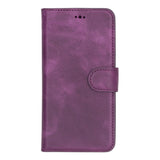 Samsung Galaxy S25 Magnetic Detachable Leather Wallet Case by Hardiston - premium Samsung S - 25 Cases