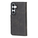 Samsung Galaxy S25 Magnetic Detachable Leather Wallet Case by Hardiston - premium Samsung S - 25 Cases