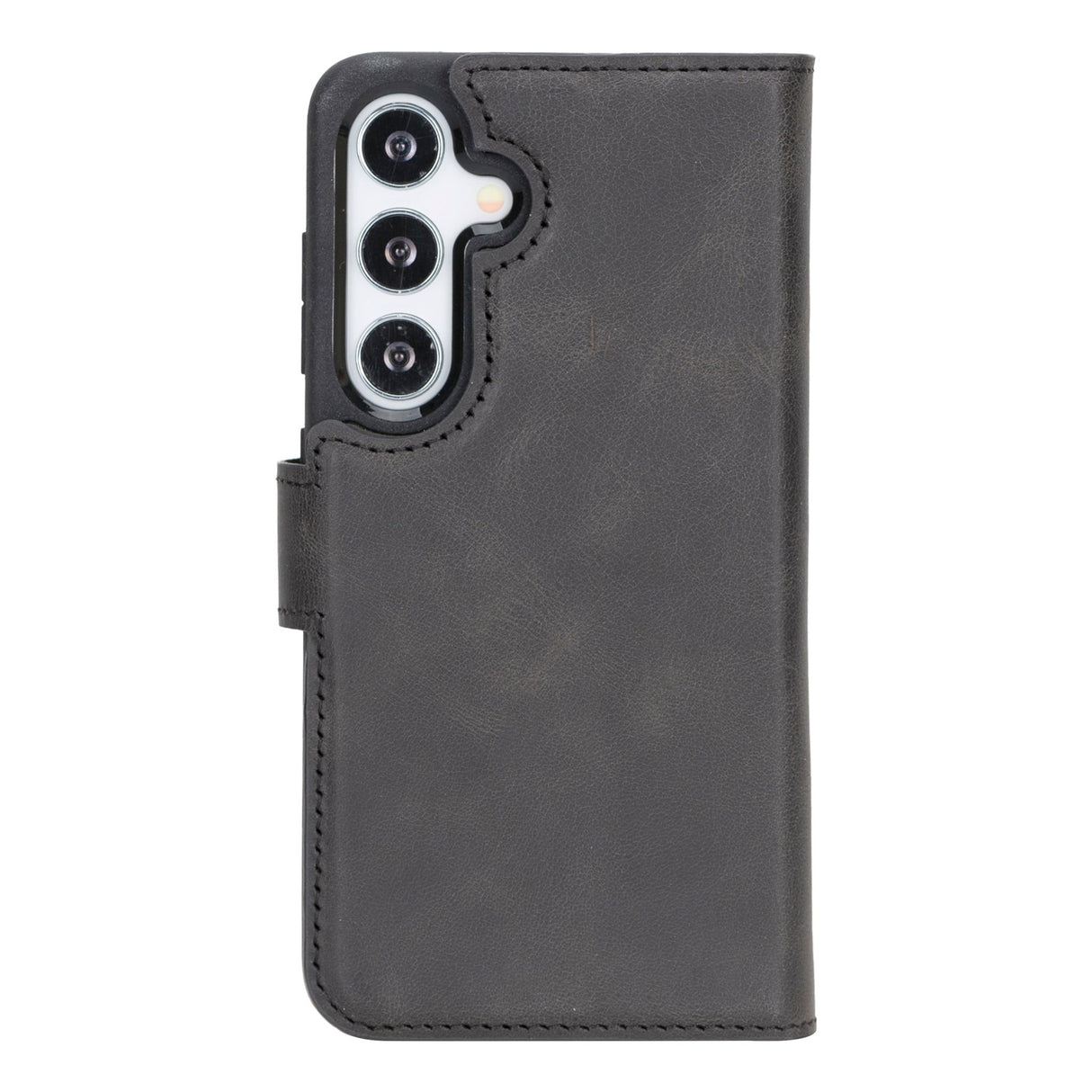 Samsung Galaxy S25 Magnetic Detachable Leather Wallet Case by Hardiston - premium Samsung S - 25 Cases