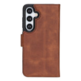 Samsung Galaxy S25 Magnetic Detachable Leather Wallet Case by Hardiston - premium Samsung S - 25 Cases