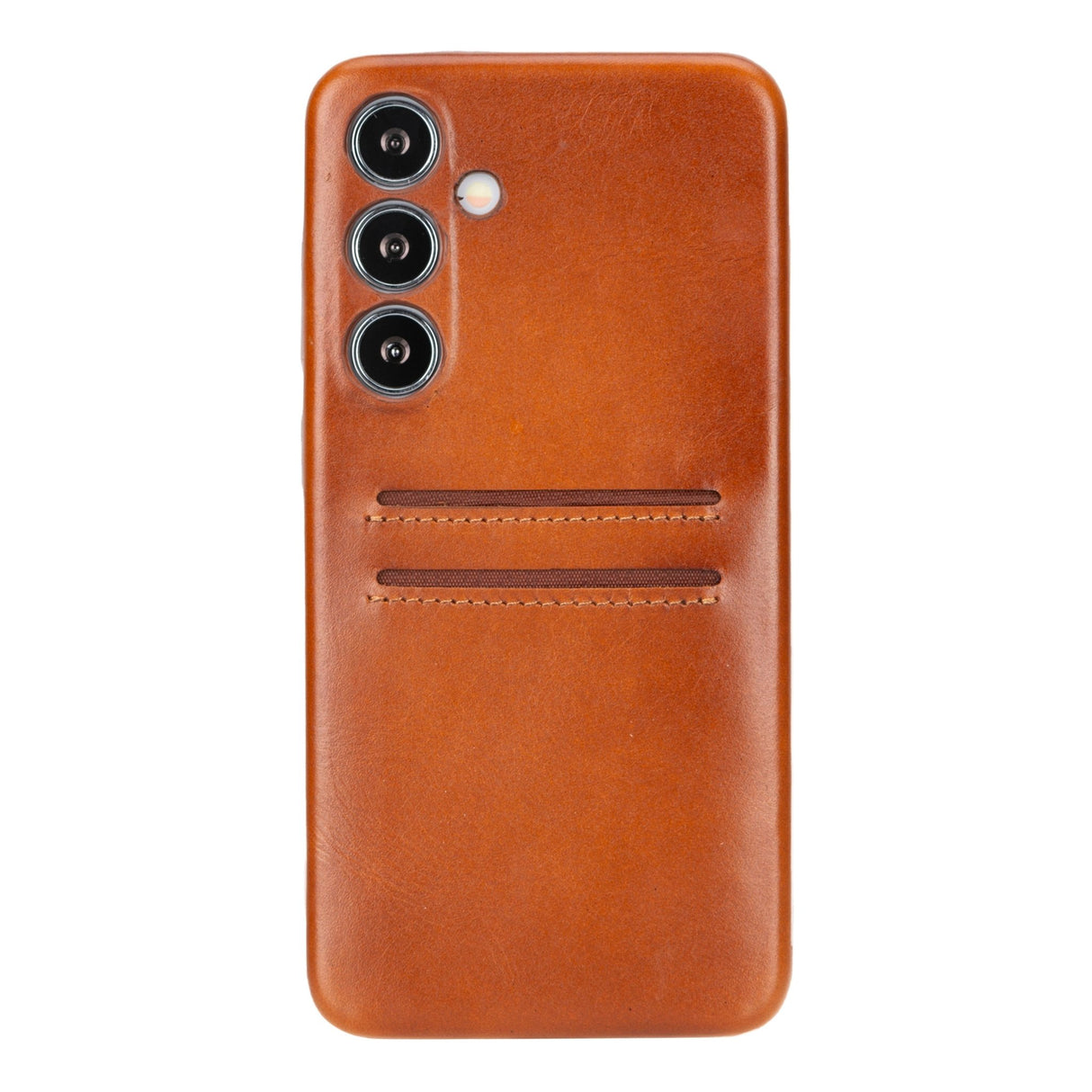 Samsung Galaxy S25 Plus Snap - on Full Cover Leather Case with Credit Card Slots by Hardiston - premium Samsung S - 25 Cases