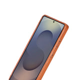 Samsung Galaxy S25 Ultra Snap - on Full Cover Leather Case with Credit Card Slots by Hardiston - premium Samsung S - 25 Cases