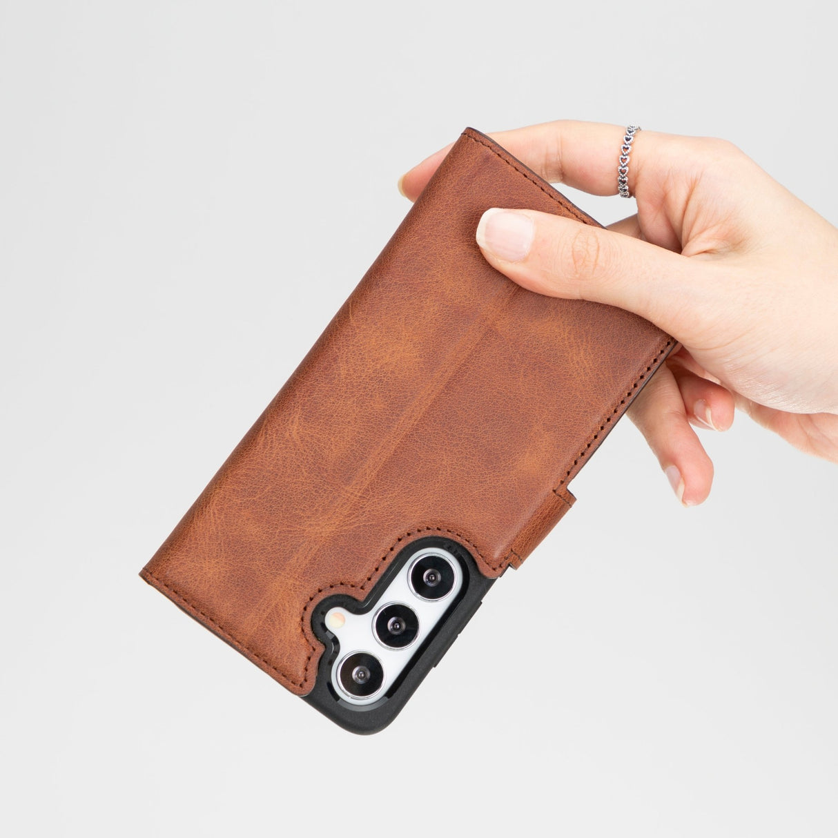 Samsung Galaxy S26 Plus Magnetic Detachable Leather Wallet Case by Hardiston - premium Samsung S - 26 Cases