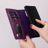 Samsung Galaxy S26 Ultra Magnetic Detachable Leather Wallet Case by Hardiston - premium Samsung S - 26 Cases