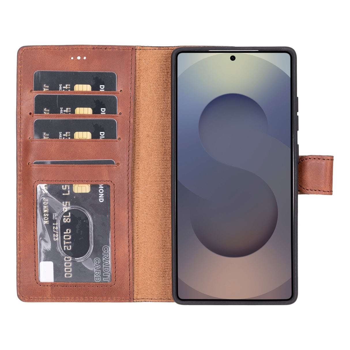 Samsung Galaxy S26 Ultra Magnetic Detachable Leather Wallet Case by Hardiston - premium Samsung S - 26 Cases