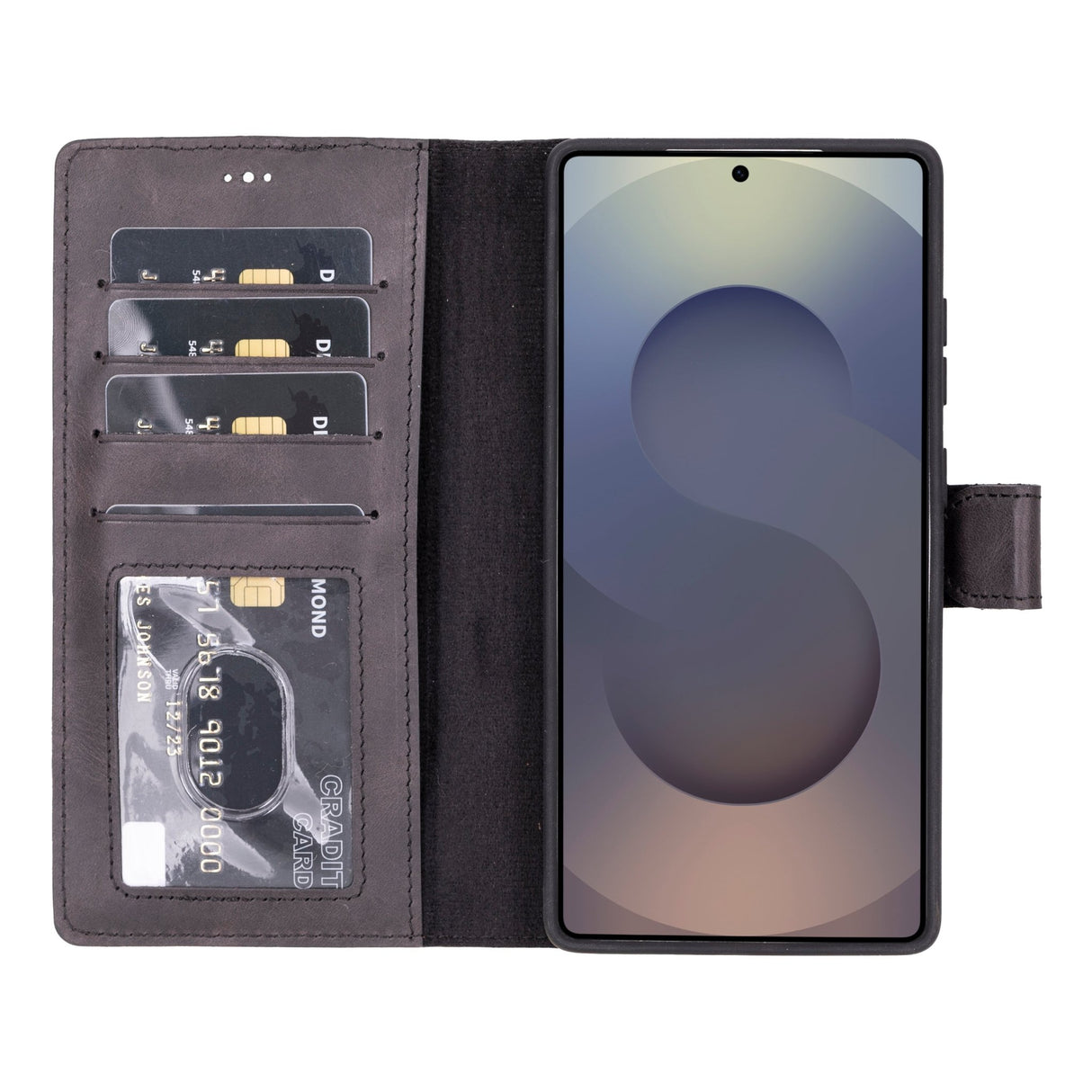 Samsung Galaxy S26 Ultra Magnetic Detachable Leather Wallet Case by Hardiston - premium Samsung S - 26 Cases