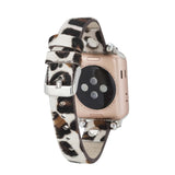 Slim Beady Leather Band for Apple Watch by Hardiston - premium Watch Bands - Apple