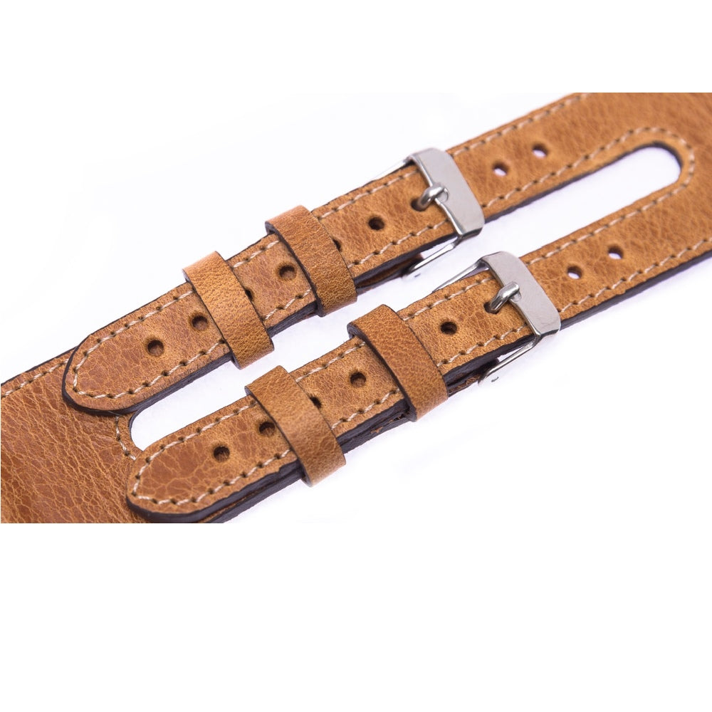 Twin Strap Leather Band for Apple Watch