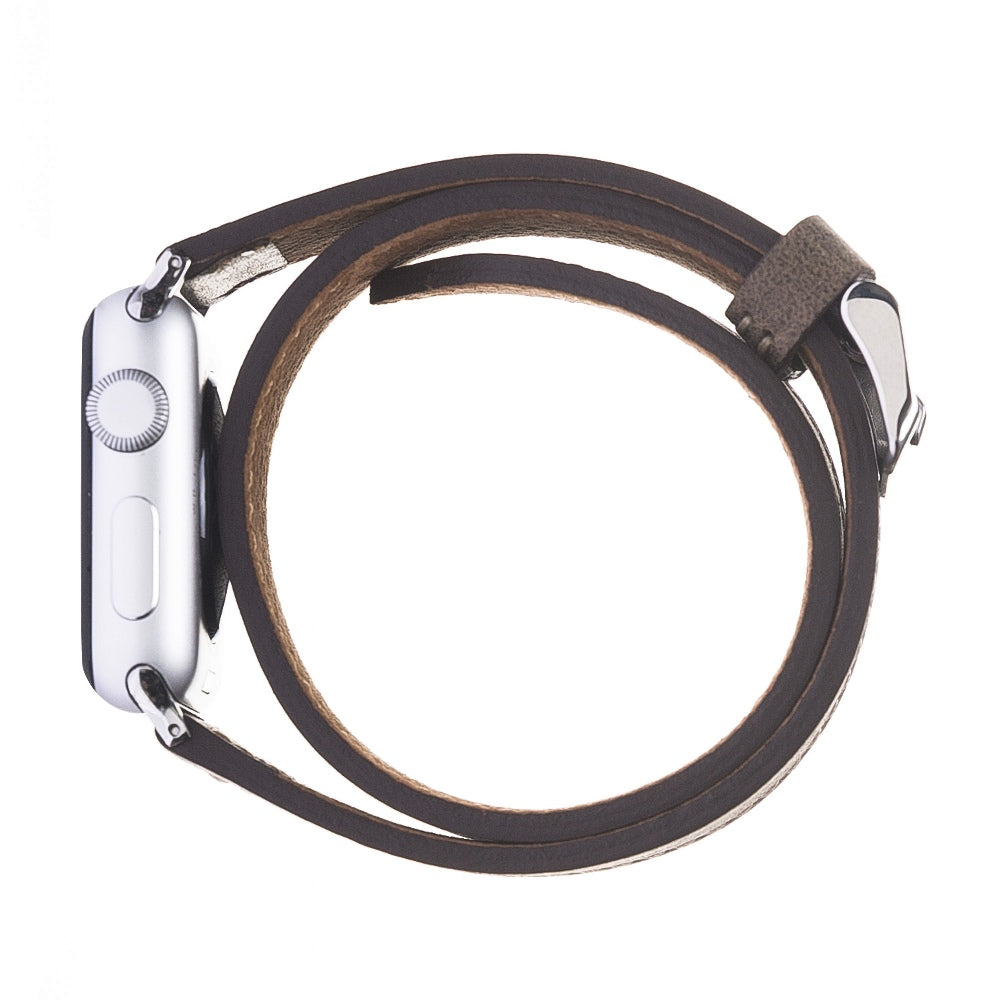 Double Tour Leather Band for Apple Watch