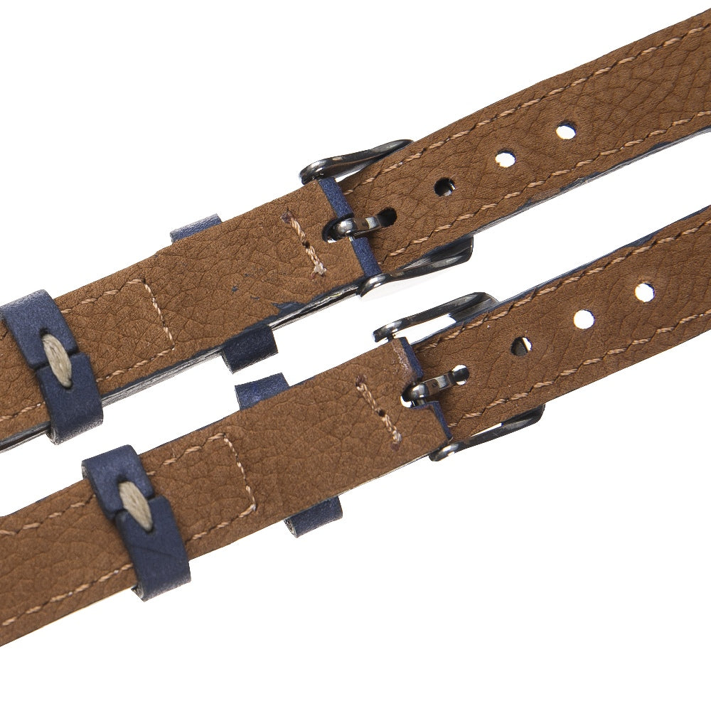 Twin Strap Leather Band for Apple Watch