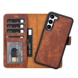 Samsung Galaxy S23 Plus Magnetic Detachable Leather Wallet Case