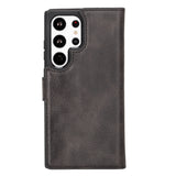 Samsung Galaxy S23 Ultra Magnetic Detachable Leather Wallet Case