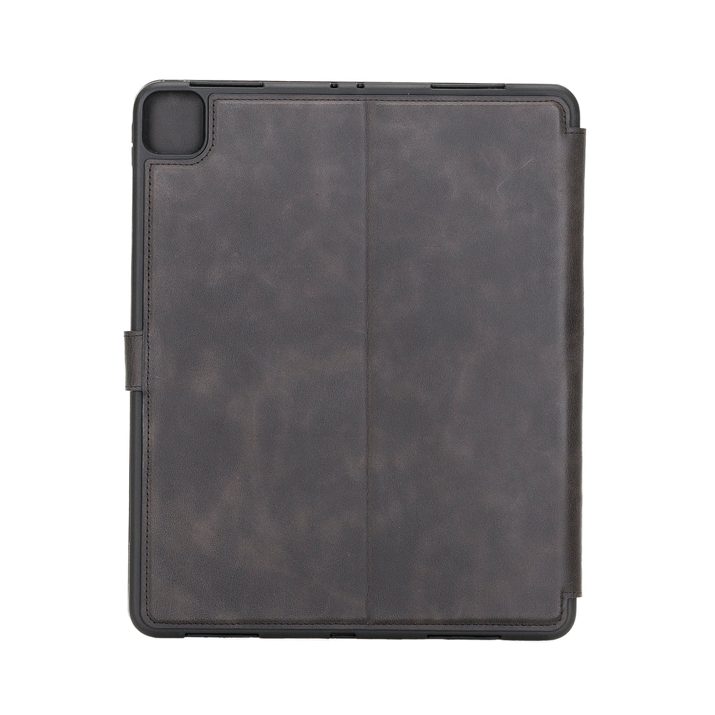 iPad Pro 12.9 inches Leather Case with Magnetic Closure, Separeted Compartments and Card Slots