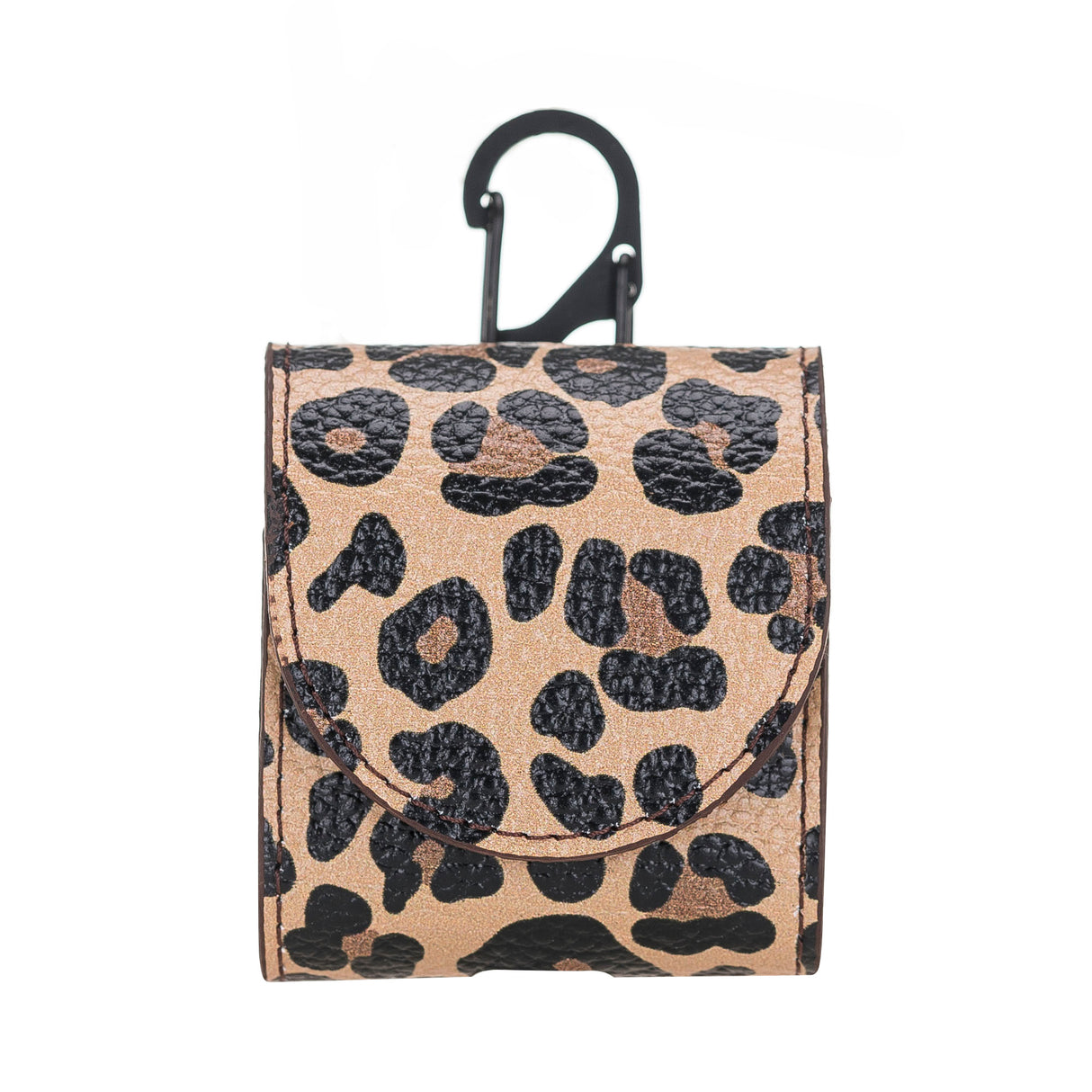 AirPods ( Generation 1 & 2 ) Soft Case with Keychain Clip_leopard_1