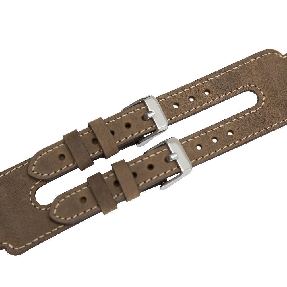 Twin Strap Leather Band for Apple Watch