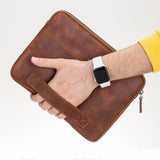 MacBook and iPad Leather Case | Laptop and iPad Leather Sleeve