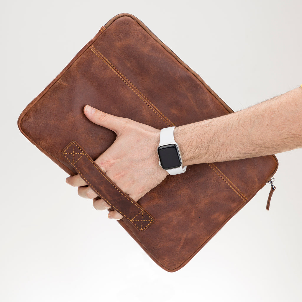MacBook and iPad Leather Case | Laptop and iPad Leather Sleeve