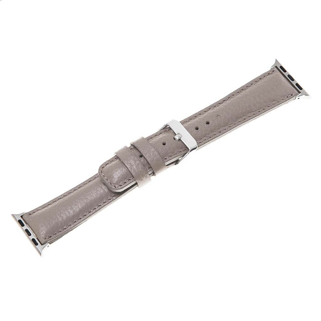Beige Leather Apple Watch Band or Strap 38mm, 40mm, 42mm, 44mm for All Series - Venito - Leather - 4
