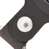 Black Leather Apple AirTag Case Holder with Key Ring - Hardiston Leather - 5