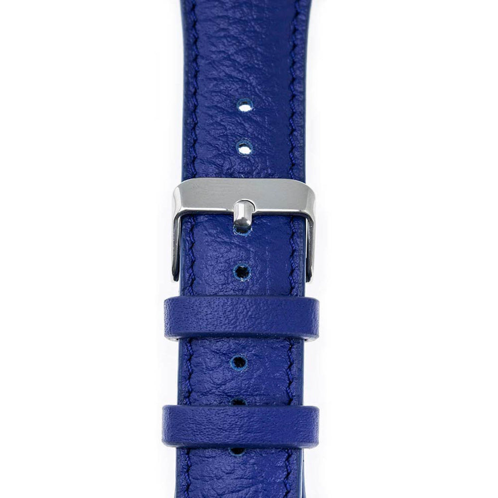 Blue Leather Apple Watch Band or Strap 38mm, 40mm, 42mm, 44mm for All Series - Venito - Leather - 5