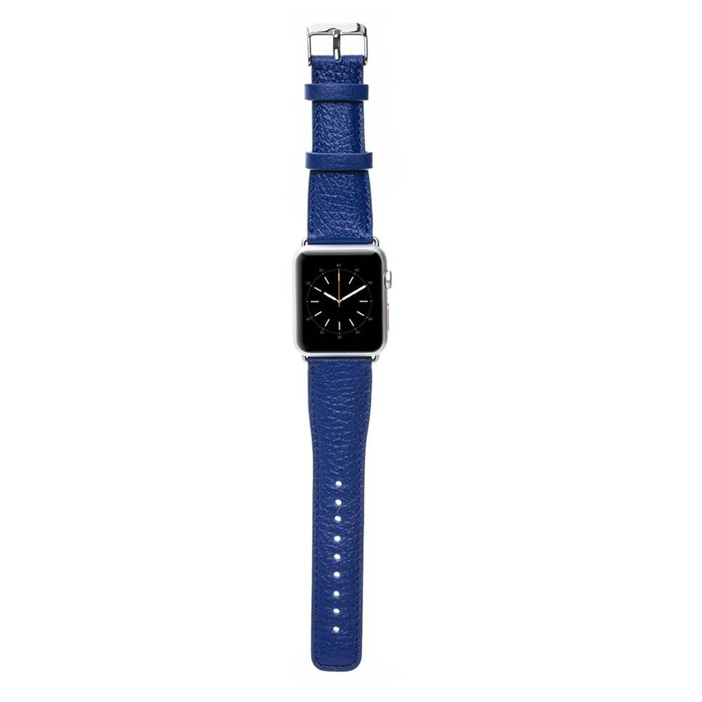 Blue Leather Apple Watch Band or Strap 38mm, 40mm, 42mm, 44mm for All Series - Venito - Leather - 6