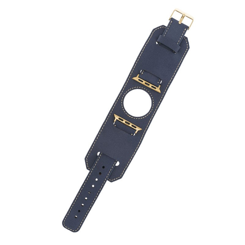 Cuff Leather Band for Apple Watch