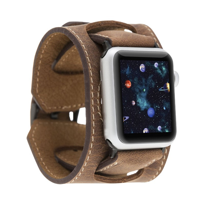 Apple watch 4 leather cheap cuff