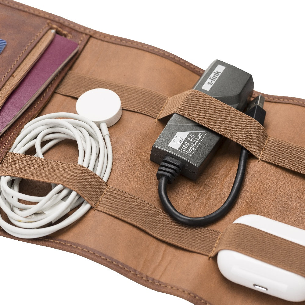 Leather Cable Organizer