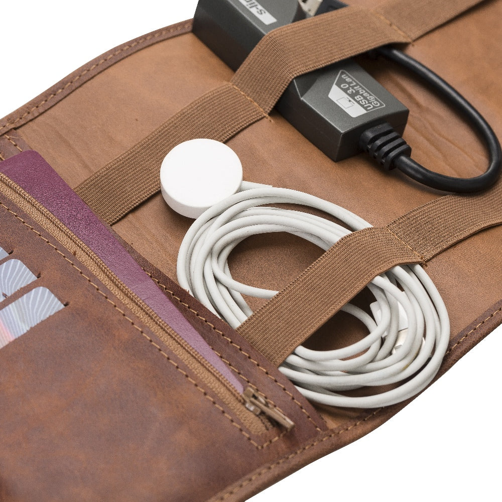 Leather Cable Organizer