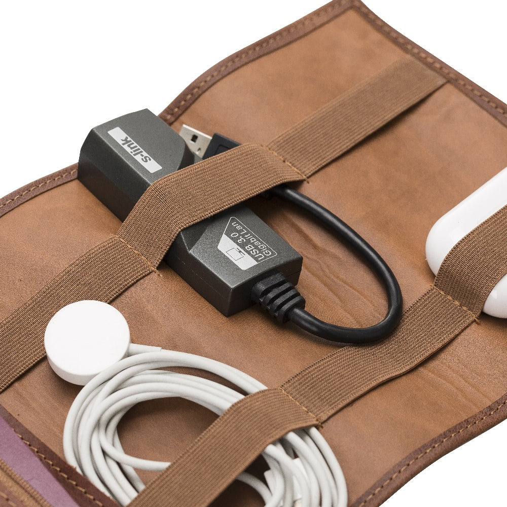 Leather Cable Organizer