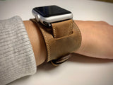 Cuff Leather Band for Apple Watch