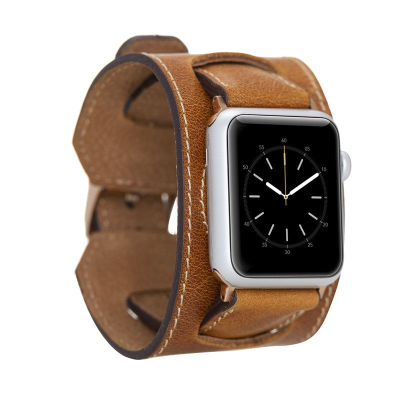 Cuff Leather Band for Apple Watch