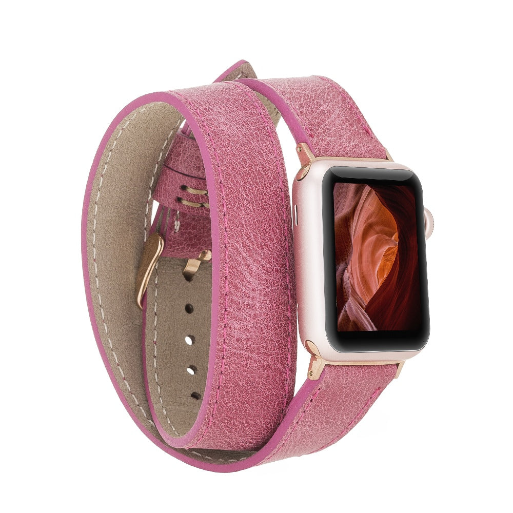 Double Tour Leather Band for Apple Watch