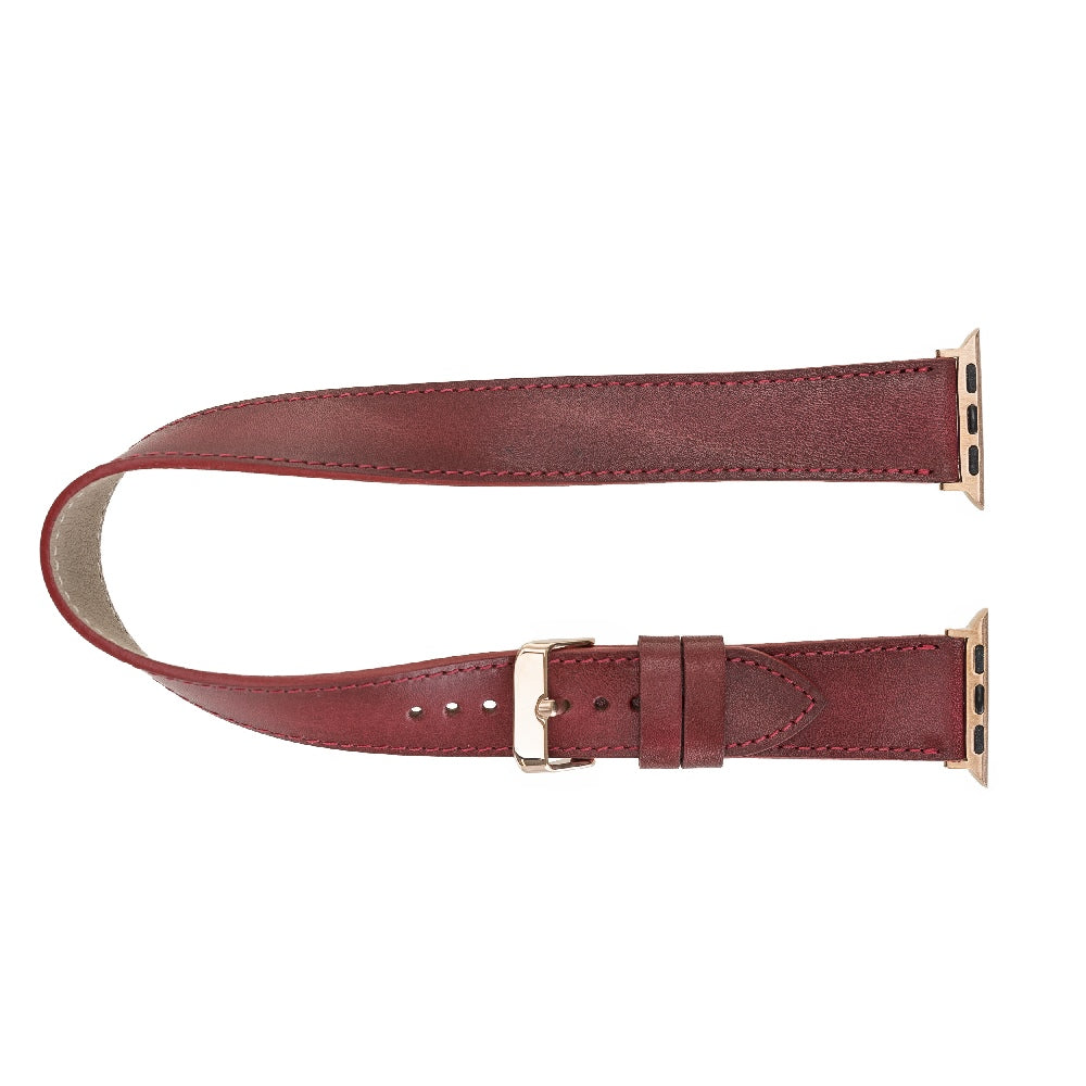 Double Tour Leather Band for Apple Watch