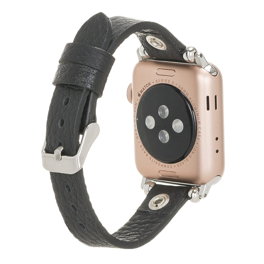 Luxury Leather Apple Watch Band for All Series - Hardiston