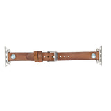 Slim Beady Leather Watch Band for Apple Watch