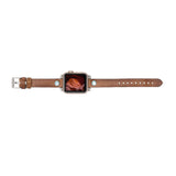 Slim Beady Leather Watch Band for Apple Watch