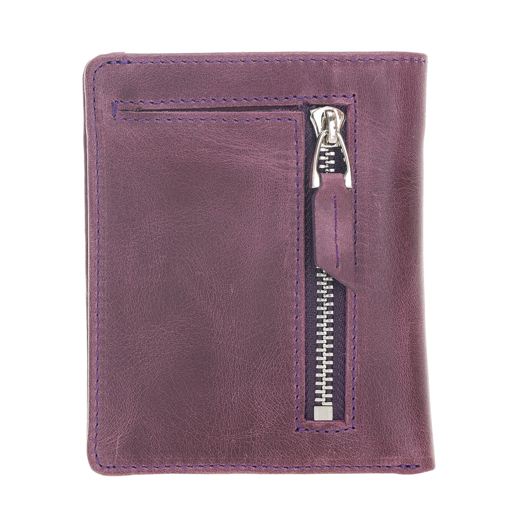 Leather Wallet with Coin Pouch