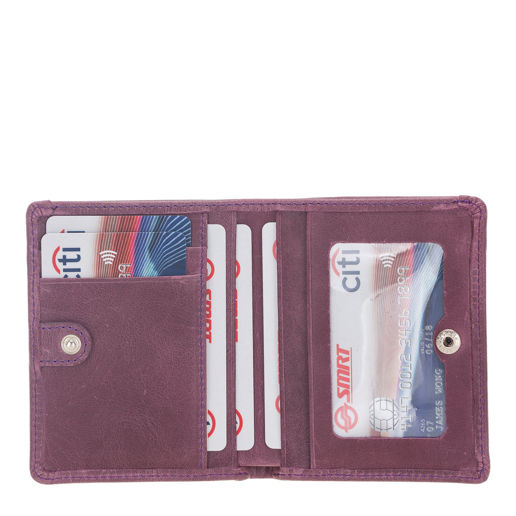 Leather Wallet with Coin Pouch