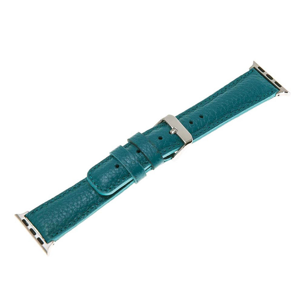 Green Leather Apple Watch Band or Strap 38mm, 40mm, 42mm, 44mm for All Series - Venito - Leather - 5