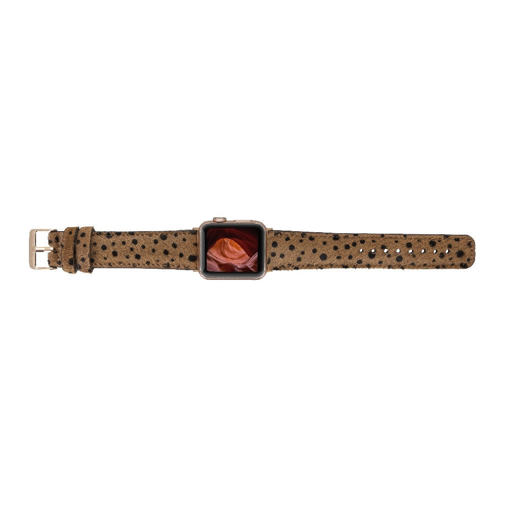 Furry Leather Band for Apple Watch