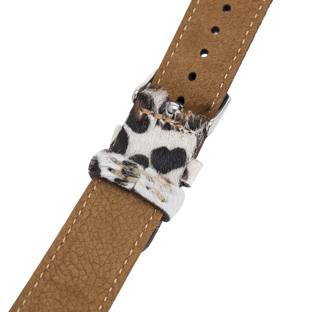 Furry Leather Band for Apple Watch