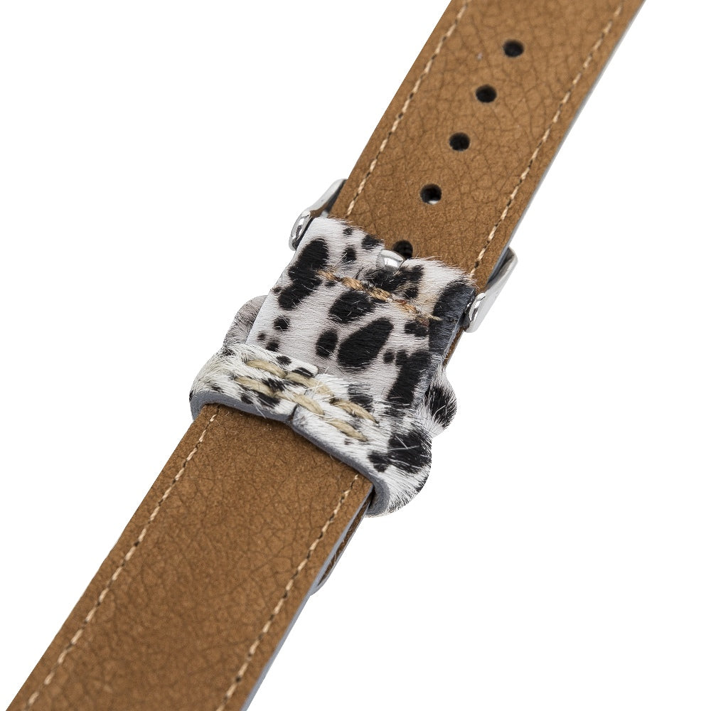 Furry Leather Band for Apple Watch