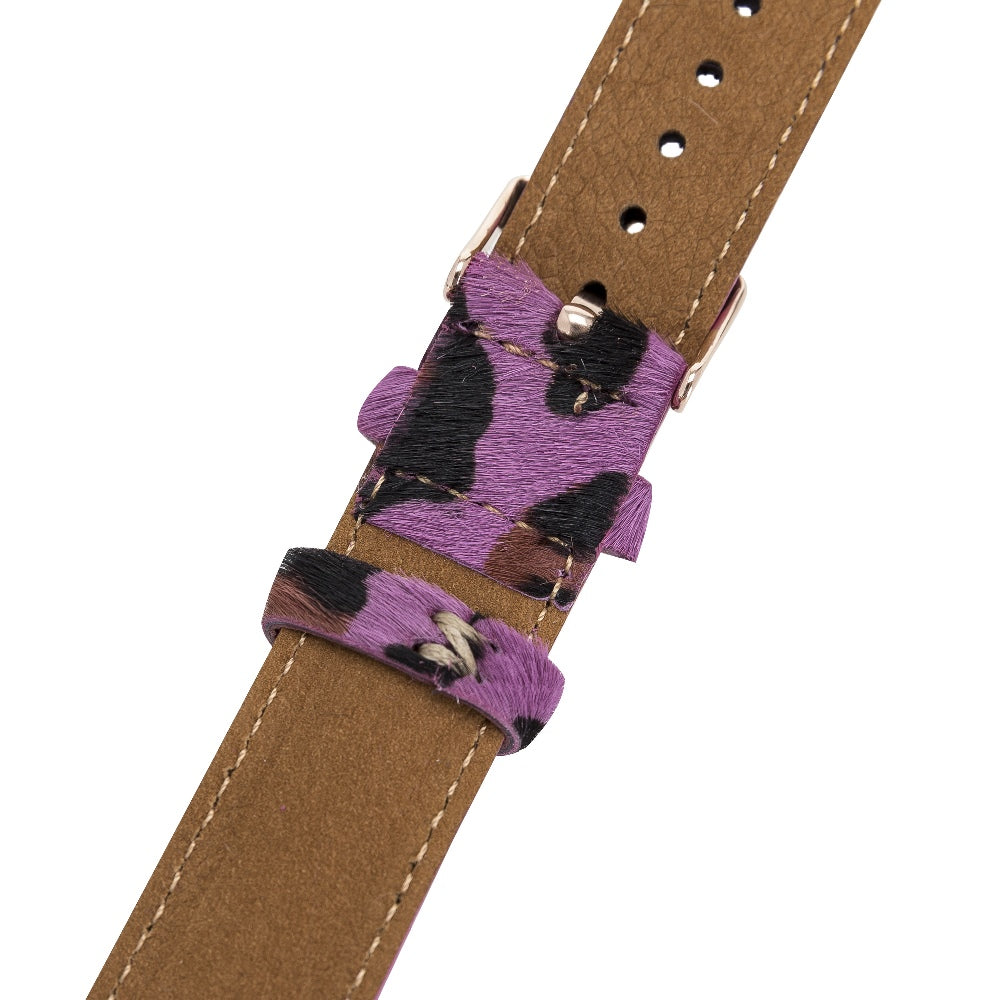 Furry Leather Band for Apple Watch