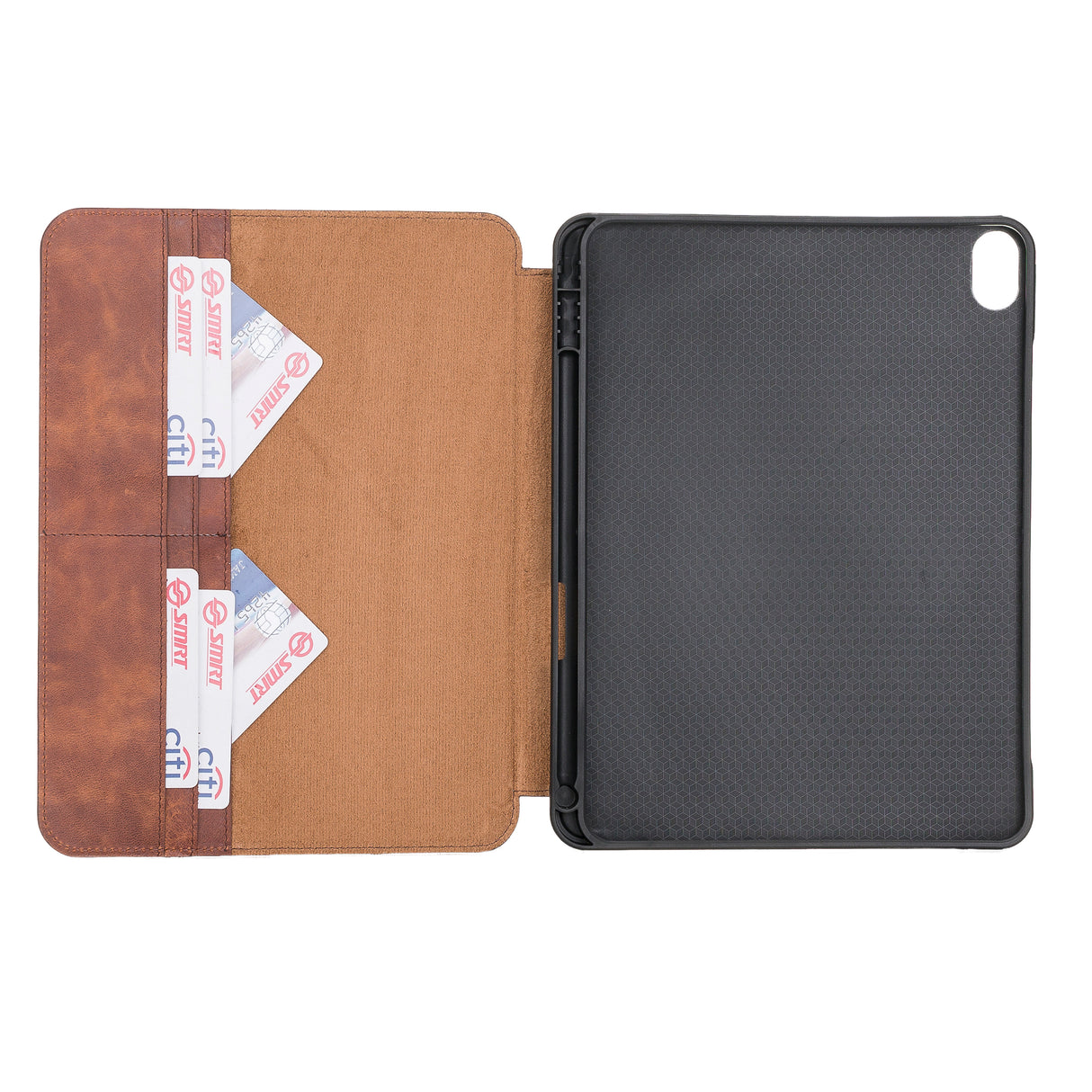 iPad Air 10.9 Leather Case with Magnetic Closure, Separeted Compartments and Card Slots