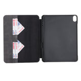 iPad Air 10.9 Leather Case with Magnetic Closure, Separeted Compartments and Card Slots